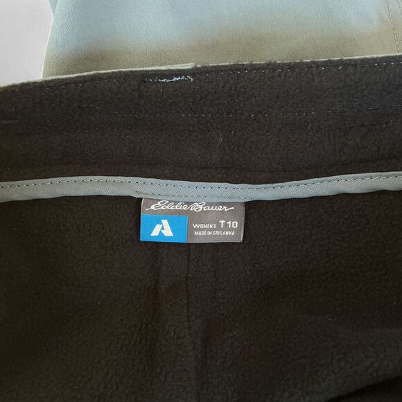 Eddie Bauer First Ascent Womens Guide Pro Fleece Lined Pants sz 10 TALL Graphite - Picture 6 of 10